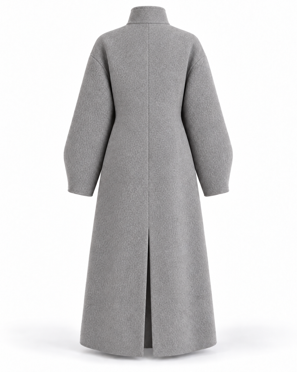 Wool-Blend Double-Breasted Coat