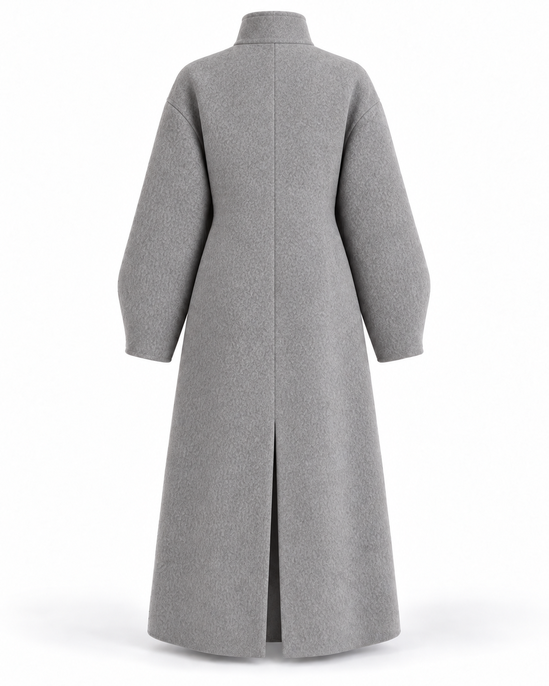 Wool-Blend Double-Breasted Coat