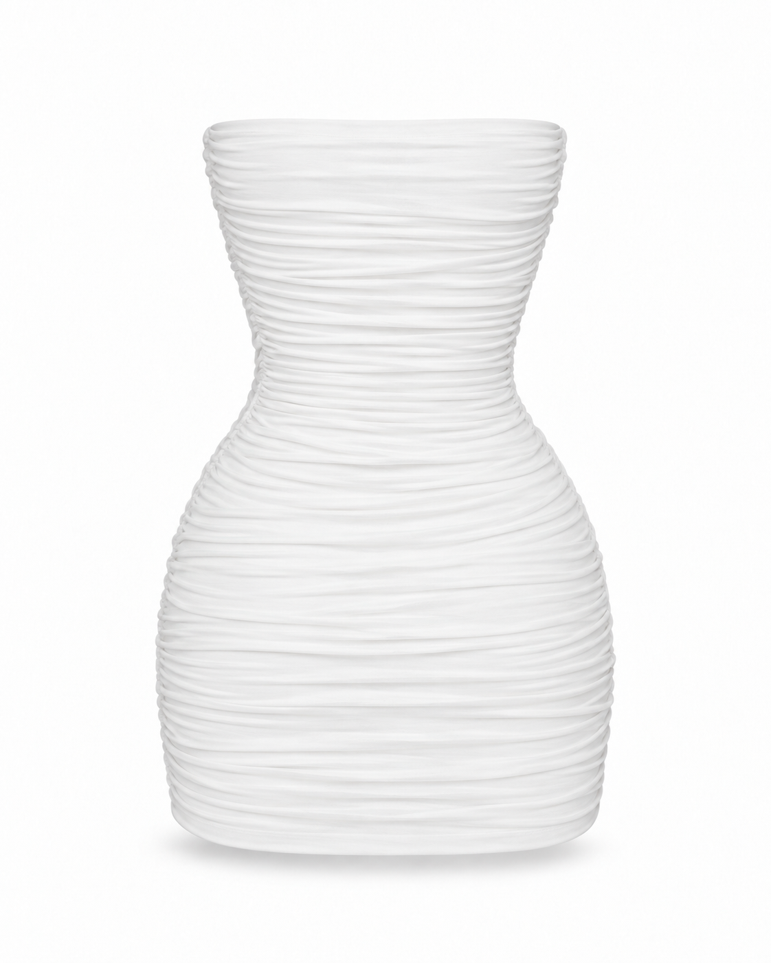 Ruched Strapless Mini Dress
