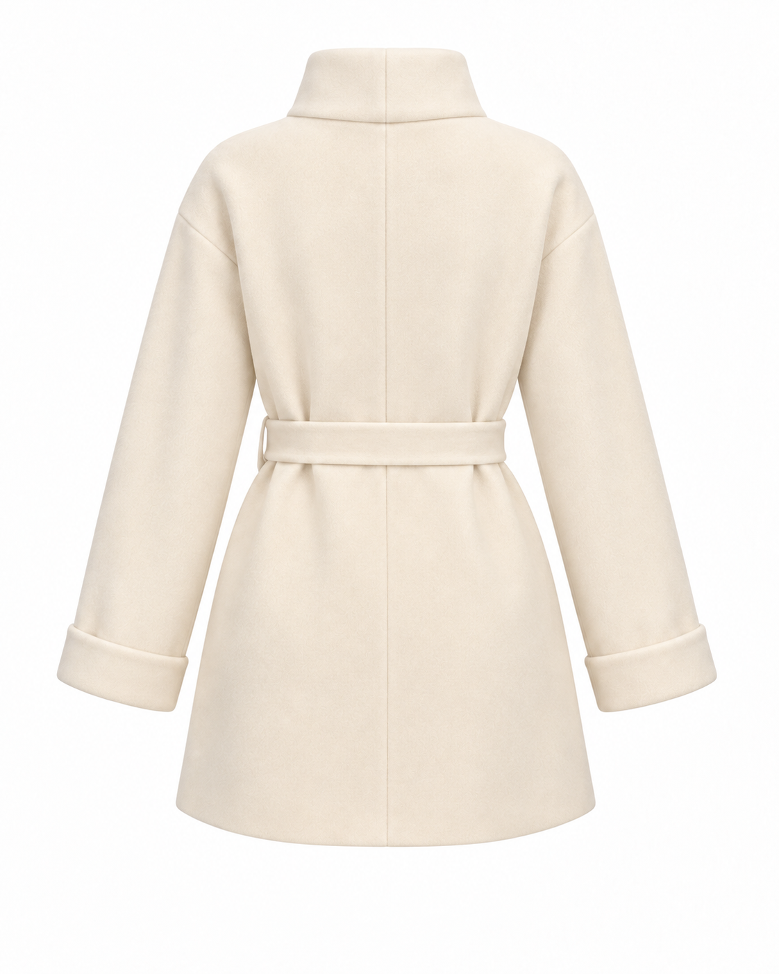 Belted Double-Breasted Coat