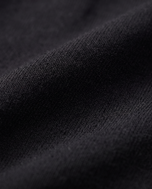 O-Ring Cutout Knit Dress — Black