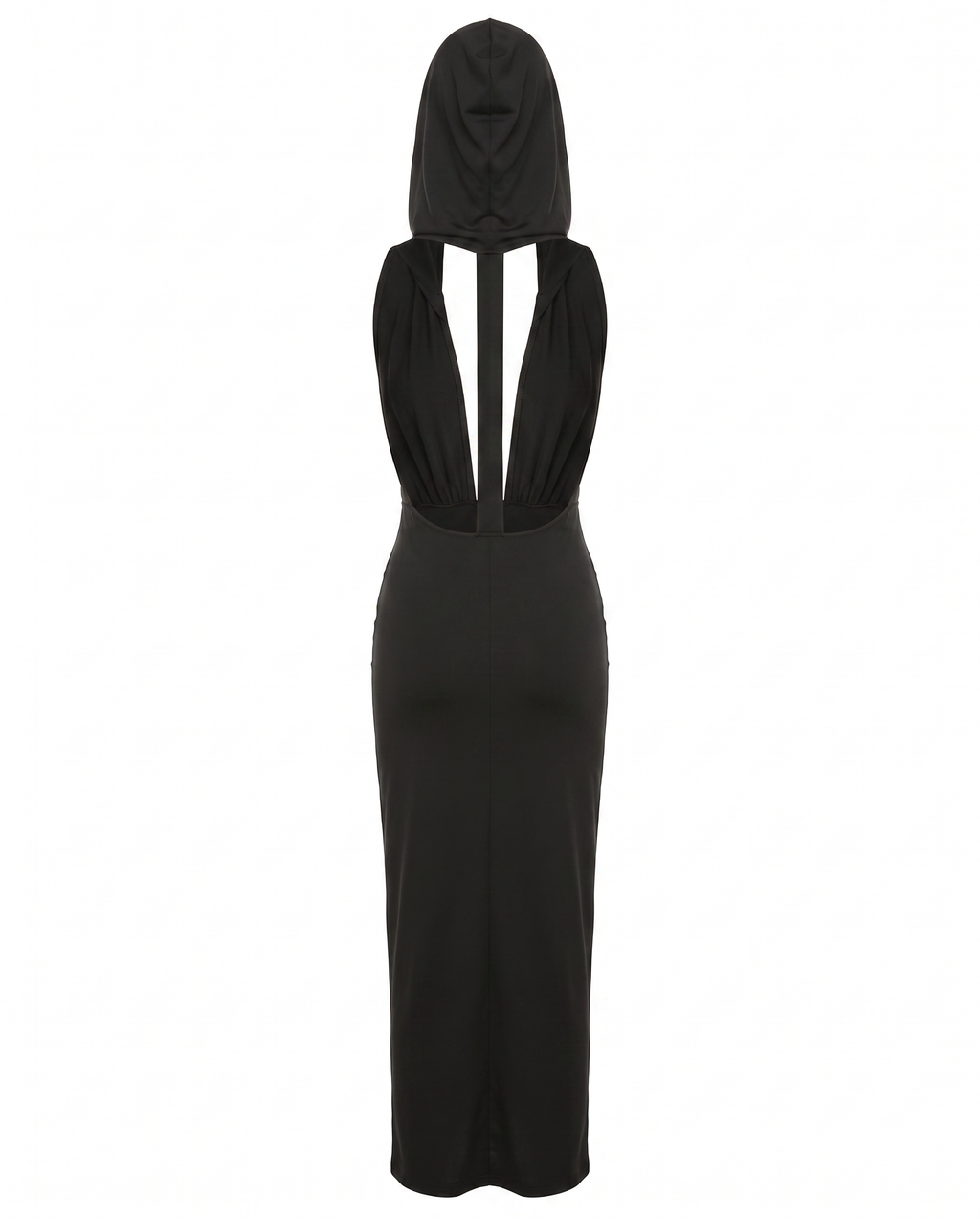 Hooded Cutout Maxi Dress